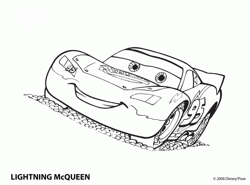 Plansa de colorat cu Cars pixar 28 155